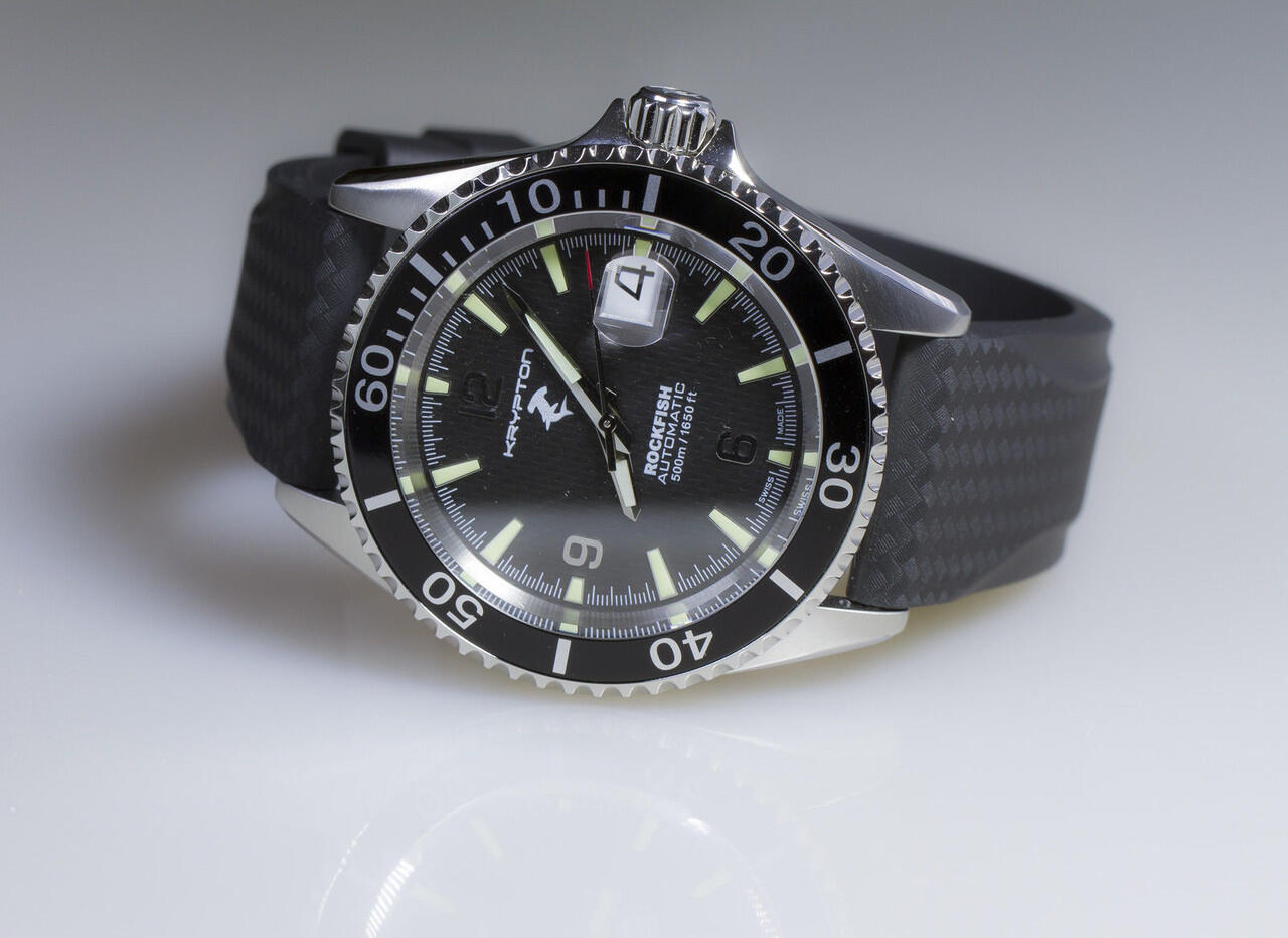 Terjual JAM DIVER KRYPTON ROCKFISH WATCH SWISS MADE 