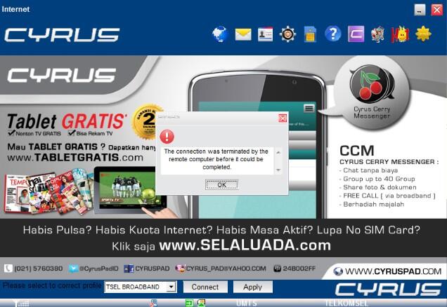&#91;ASK&#93; Solusi Modem gagal terkoneksi