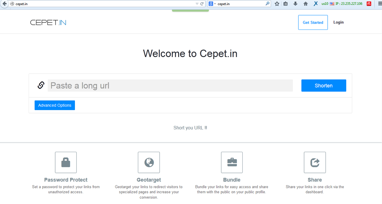 Singkatkan dan Lindungi Url agan
