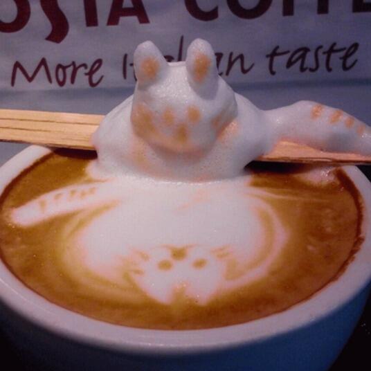 Berbagai Latte Art Terkeren 2014