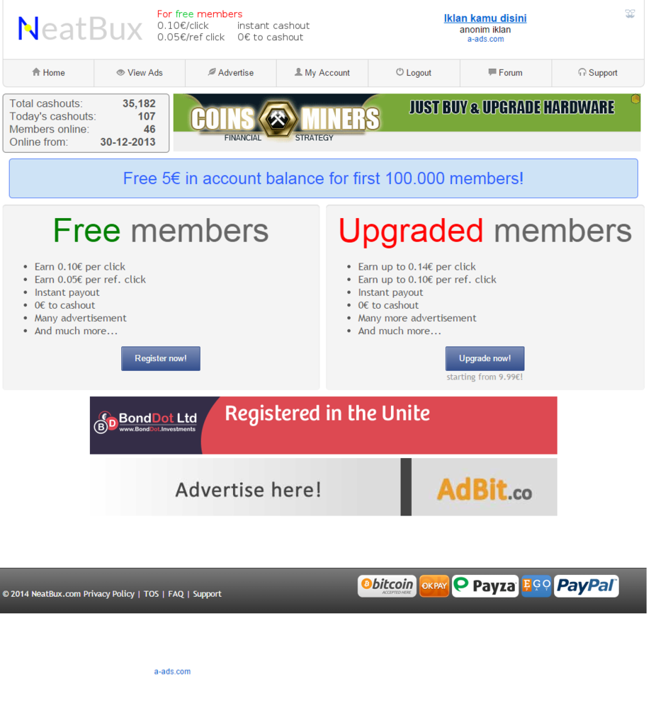 &#91;ASK&#93; Neat Bux, SCAM or LEGIT?