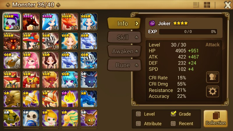 ID Summoners War Starter Langka