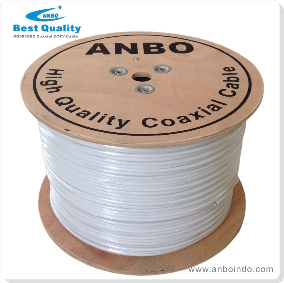 Kabel CCTV 100% Tembaga Murni RG59+2dc Power