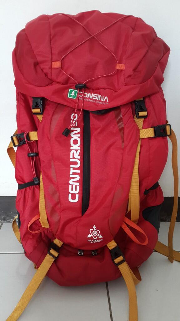 Jual tas gunung carrier keril consina centurion 50, good condition (2nd)