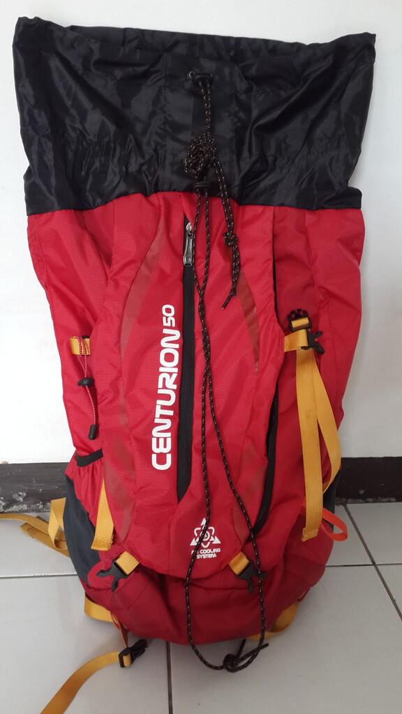 Jual tas gunung carrier keril consina centurion 50, good condition (2nd)