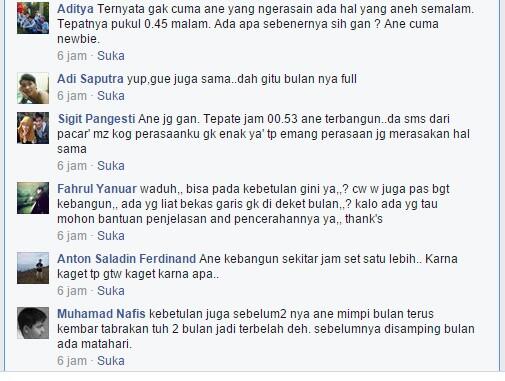 Apakah Semalam Ada Yang Merasa 'Aneh/Tidak Enak'?