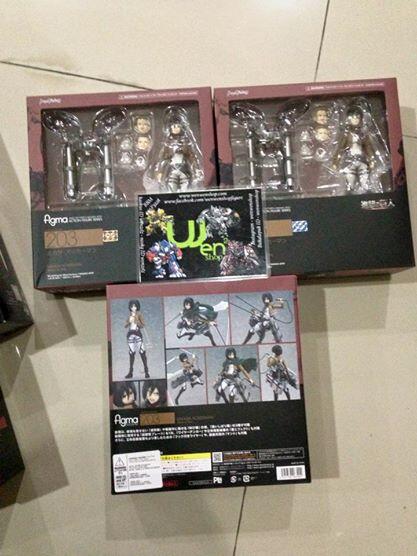 on murah action attack titan jual figure Mikasa Ackerman WTS New Figma Original Jual 203 Murah