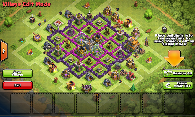 JUAL ID COC ( CLASH OF CLANS) TH 7 LVL 62 DEF MENTOK TROOPS MENTOK JAKARTA DST