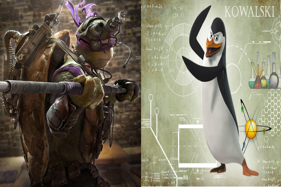 NIh Gan ternyata TMNT dan Penguin Madagaskar memiliki kesamaan !