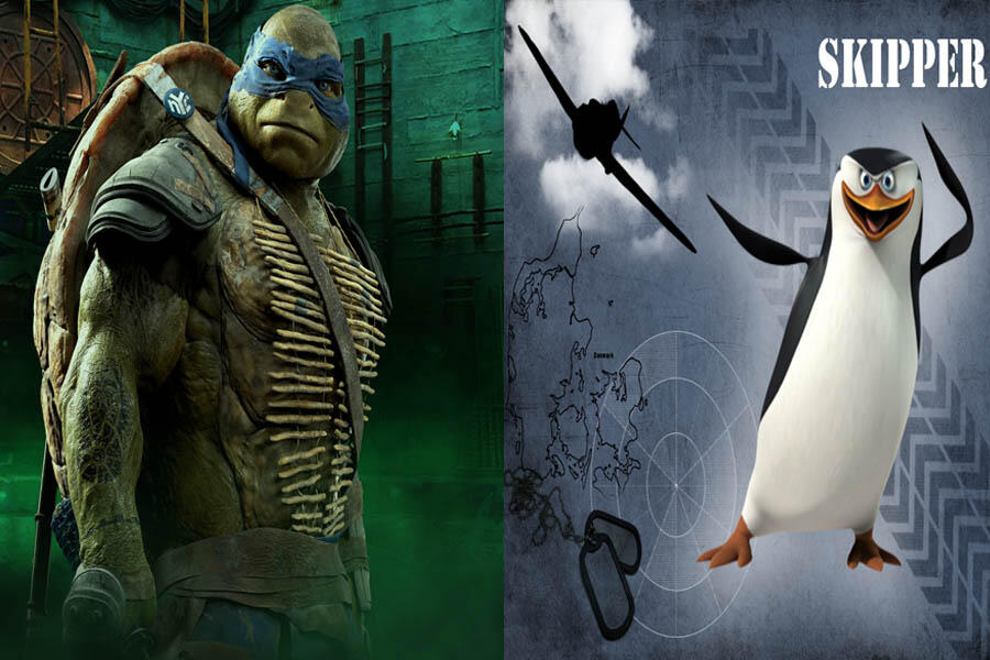 NIh Gan ternyata TMNT dan Penguin Madagaskar memiliki kesamaan !