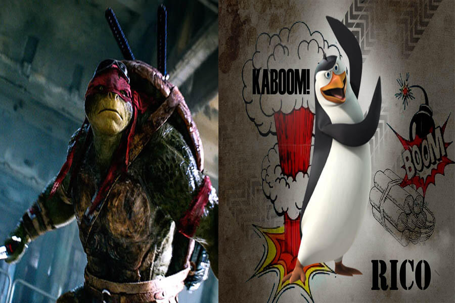 NIh Gan ternyata TMNT dan Penguin Madagaskar memiliki kesamaan !