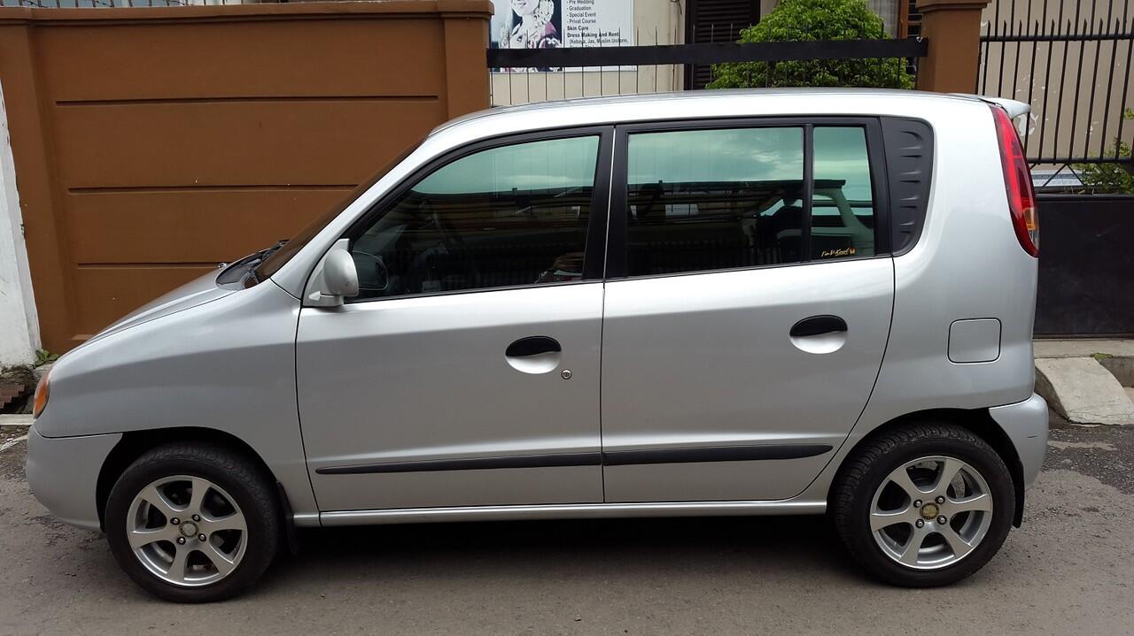 WTS DIJUAL CEPAT HYUNDAI ATOZ GLS A/T 2003 WARNA SILVER KILOMETER SUPER RENDAH (40RB)