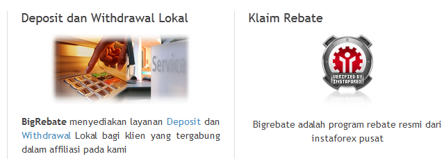 &#91; INSTAFOREX &#93; PROMO BIGREBATE.NET 2 Pips Per Lot! belajar bersama kami sinyal update