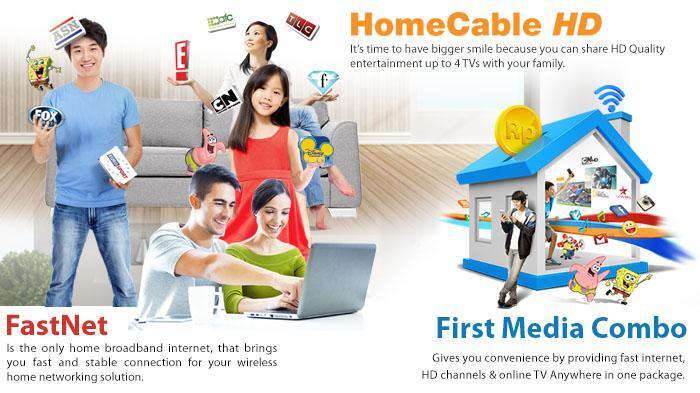 First Media Combo: Paket Hemat Langganan Internet &amp; TV Kabel
