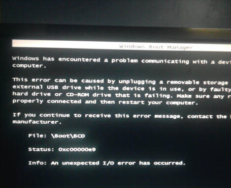 (Ask) BCD Error pada Laptop