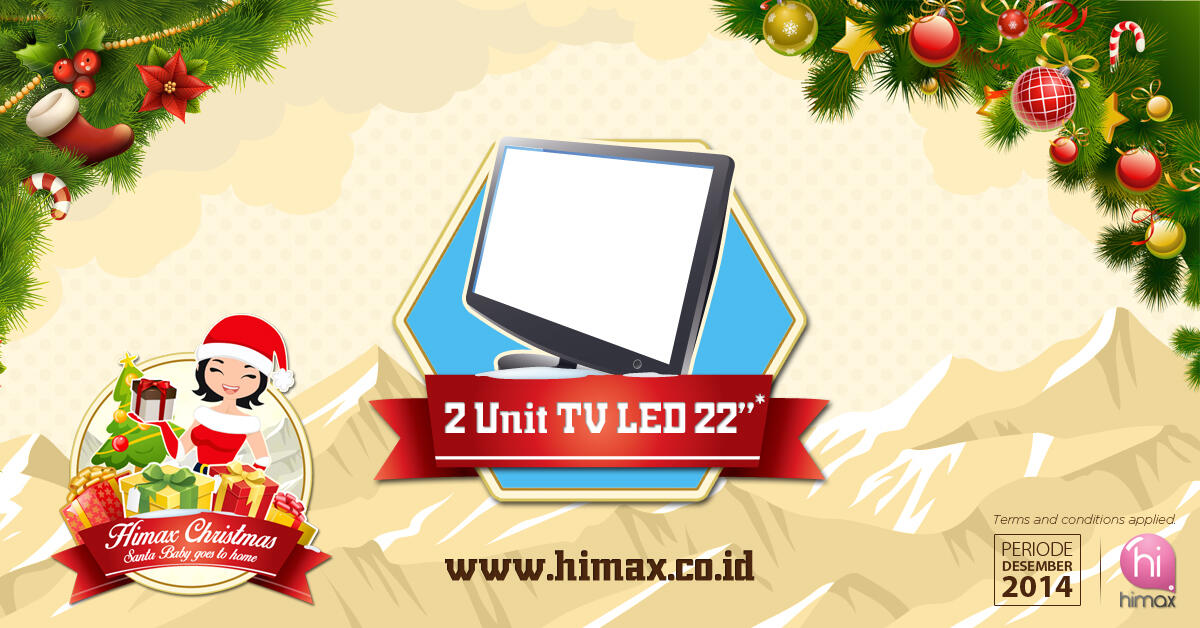 Kejutan Christmas Dari Himax Indonesia, Yang Mau Hadian Menarik, Masuk Sini !!