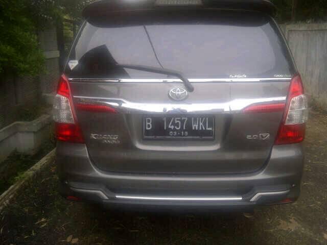 Jual Innova type V thn 2014 M/T Abu2 Metalik