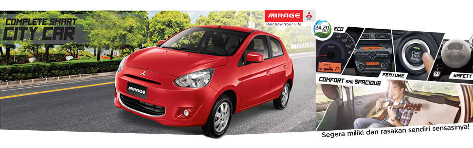 DISKON 35 JUTA MITSUBISHI MIRAGE CASH PASTI !!!