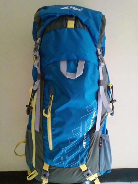 Tas Gunung Carrier REI 55L+5L (2nd sekali pakai)