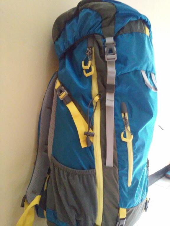 Tas Gunung Carrier REI 55L+5L (2nd sekali pakai)