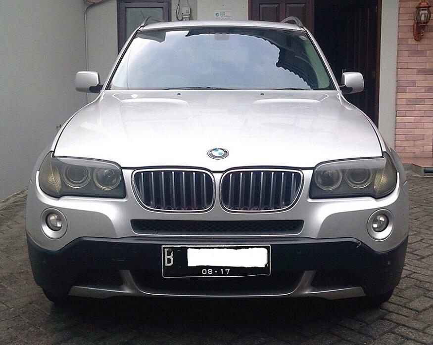 Jual BMW X3 2.5 SI A/T tahun 2007 silver abu abu metalik