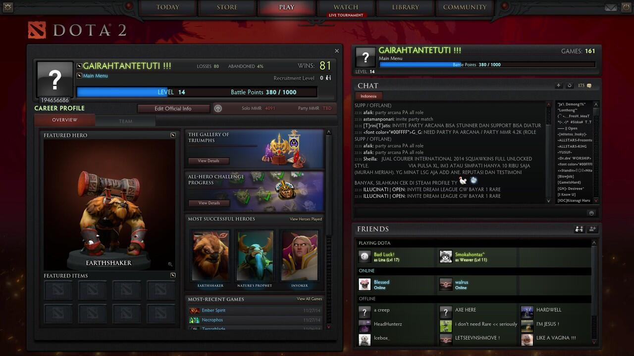jual id mmr 4.0+k polosan murah gan