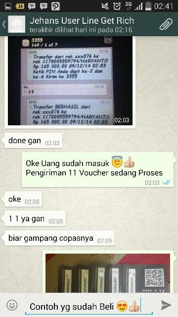 Dijual Voucher Line Get Rich TerMURAH kaskus BISA BUAT LINE LET'S GET RICH,STICKER