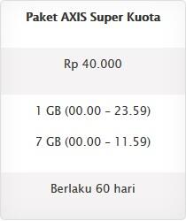 Inject/Tembak Paket Internet XL, INDOSAT, Telkomsel, Axis Bandung Murah