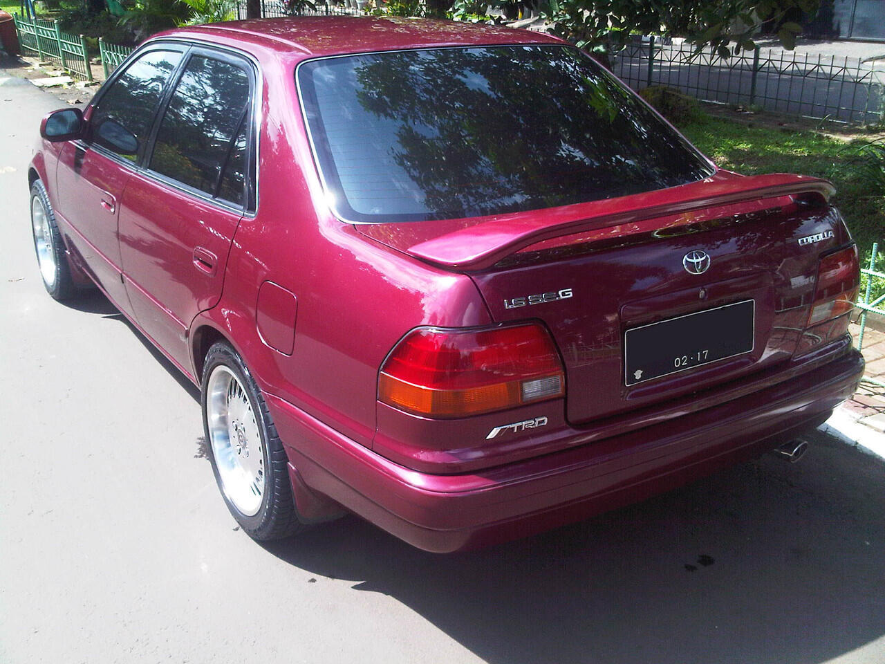 JUAL TOYOTA ALL NEW COROLLA 1.6 SEG 1997 MERAH MANUAL