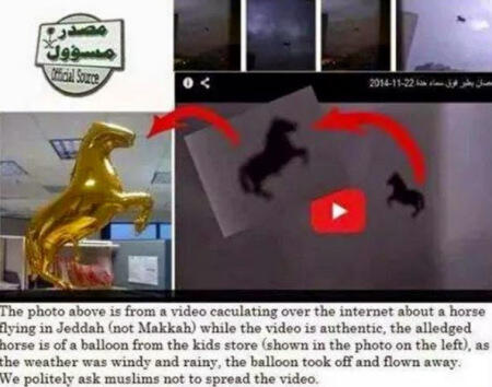 HEBOH VIDEO PENAMPAKAN KUDA TERBANG DI ARAB SAUDI