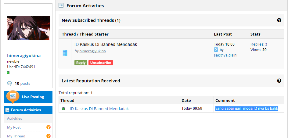 ID Kaskus Di Banned Mendadak