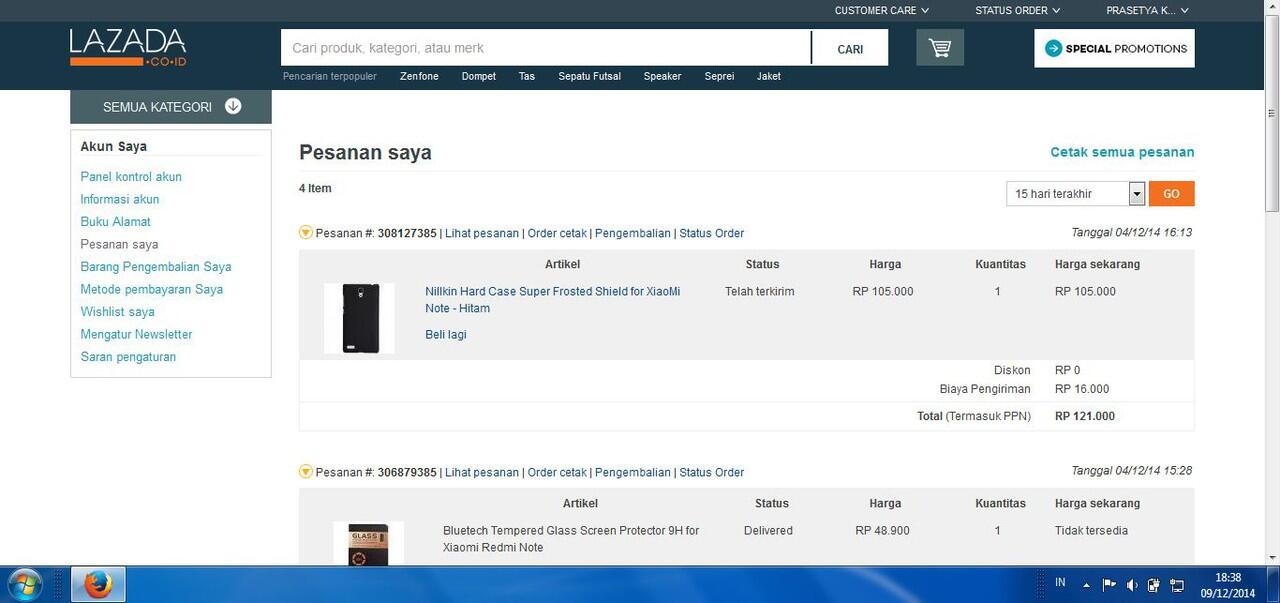 Beli 1 ditagih bayar 2, beli HP di L*z*d*