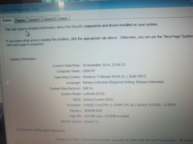 E6320 DELL PREMIUM BISSNIS MODEL ELEGANT BARANG MULUSSSSS