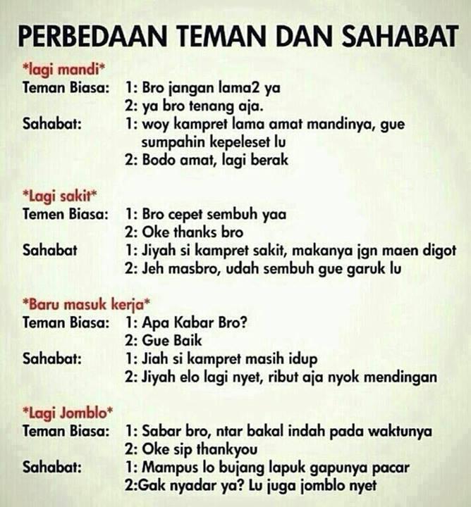 Tipe - tipe Temen Yang Pasti Kita Punya