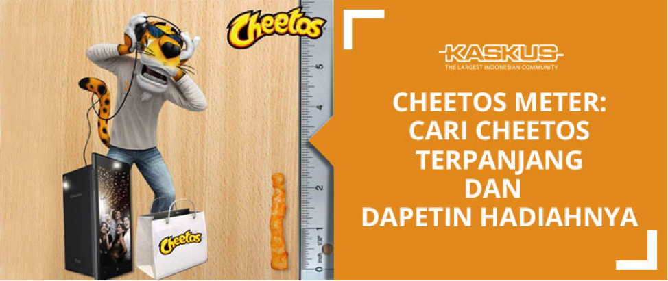 Cheetos Meter: Temukan Cheetos Terpanjang dan Raih Hadiahnya