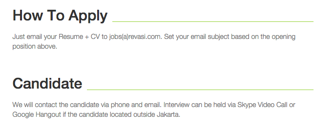 &#91;Loker&#93; Front-end Developer untuk di PT Spavista