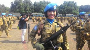 &#91;jones masuk&#93;Tugas ke Lebanon, Prajurit TNI Cantik Ini Diputus sang Kekasih