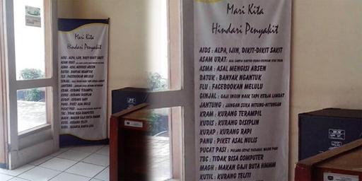 Poster kreatif ini bikin ngakak, peringatkan PNS agar tak malas