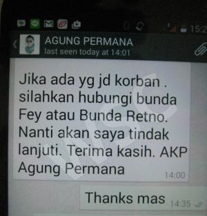 Waspada Aganwati! Akun Palsu di Facebook Mencuri Photo AKP Agung Permana