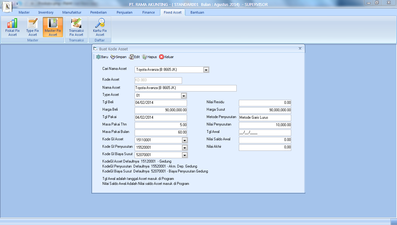 Contoh Database Stok Gudang - JobsDB