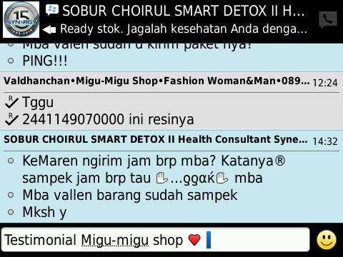 Kumpulan Testimonial Migu-Migu Shop aganwati philova (valentine)