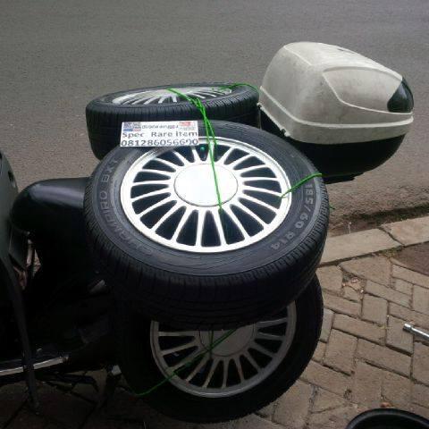 Velg+Ban standart OEM estilo genio ring14 pcd100