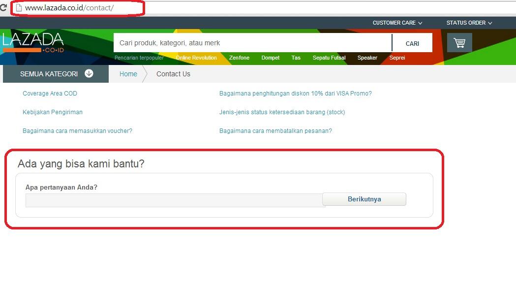 WAS WAS Pesan Barang di Lazada.co.id melalui kurir Firstlogistik