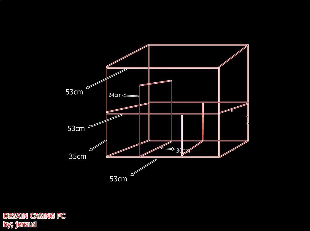 cara membuat casing PC dari kaca. made in jenzud