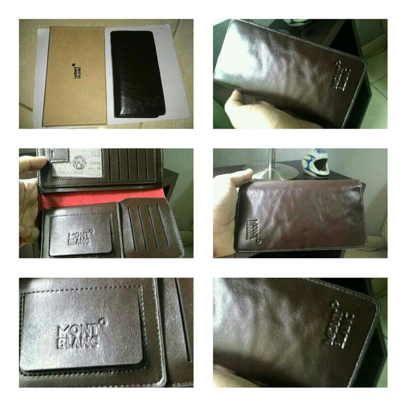 terjual wts dompet merk mont blanc bahan kulit kw terjual wts dompet merk mont blanc bahan kulit kw