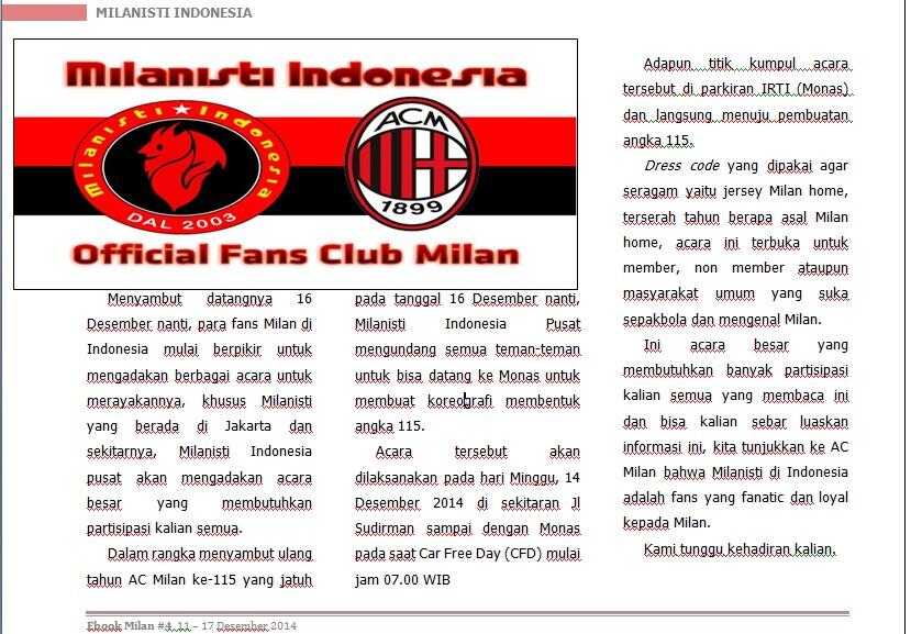 Kuis Ulang Tahun AC Milan via Twitter berhadiah Tas, Jersey, Kaos, Pulsa