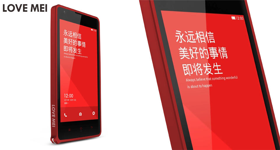 Alumunium metal bumper lovemeii lunatik xiaomi redmi 1s,MI3,MI4,note case,casing