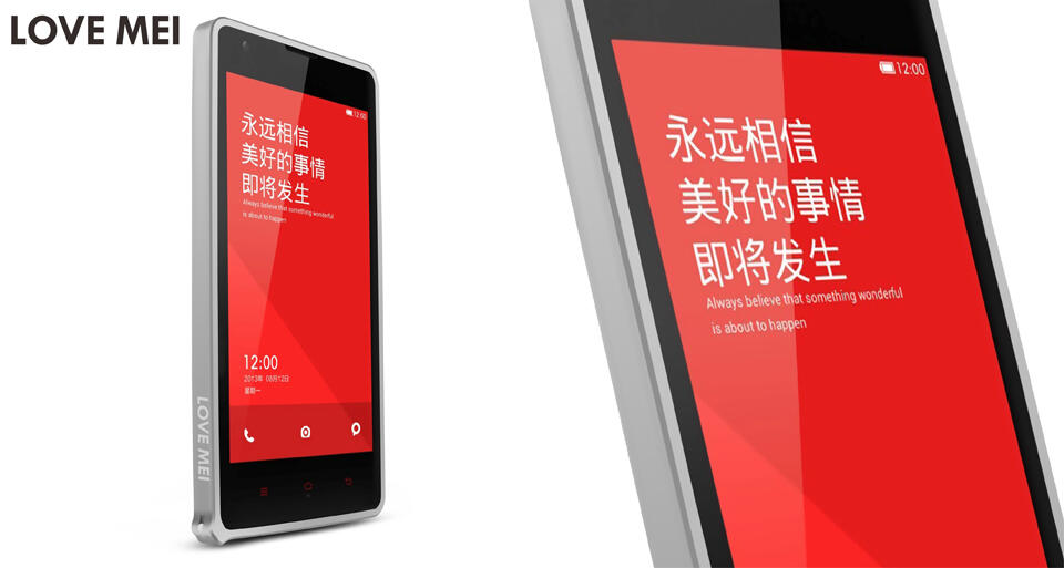 Alumunium metal bumper lovemeii lunatik xiaomi redmi 1s,MI3,MI4,note case,casing