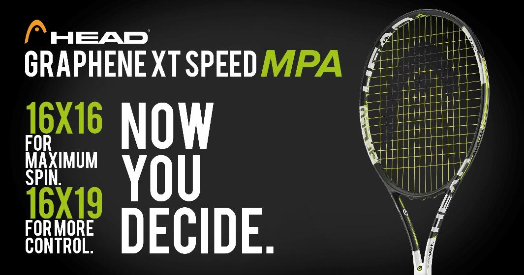 NEW HeAd GRAPHENE sPeEd XT MidpLuS 300 MPA aDApTivE sTrinG PaTTeRn 16 x 19 & 16 x 19