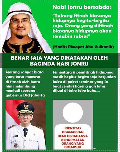 sabda2 nabi JONRU untuk pemimpin ini ,dijamin ngakak